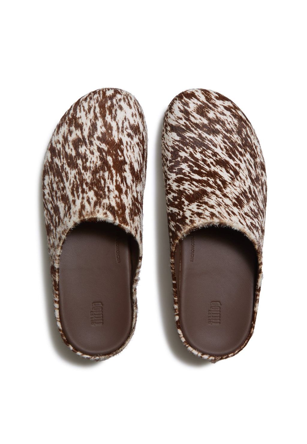 FITFLOP Damen Clogs SHUV PONY brown white