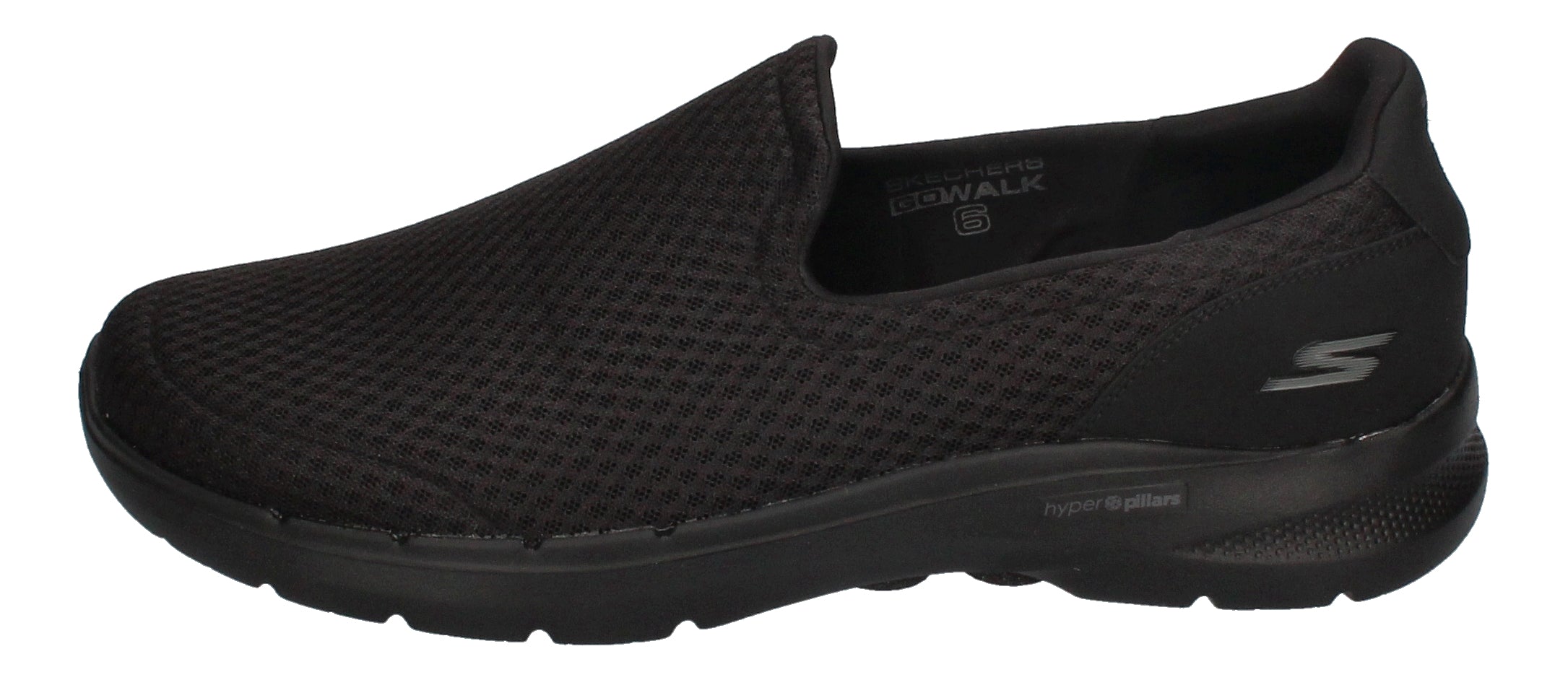 SKECHERS Slipper in Übergröße - GO WALK 6 216208 - BBK-1