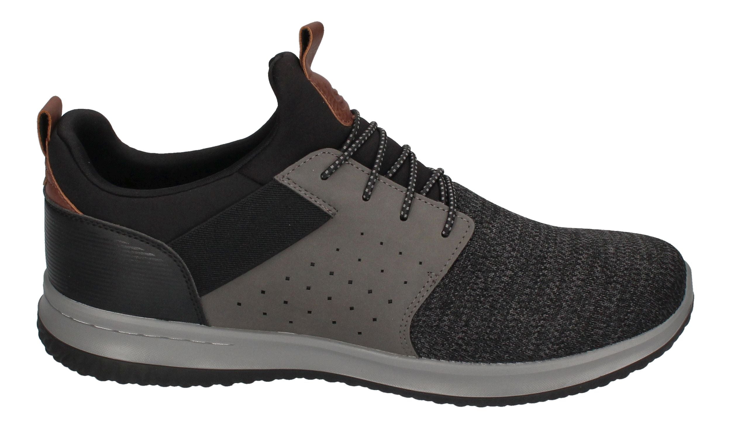 SKECHERS in Übergröße - DELSON CAMBEN 65474 - BKGY-3