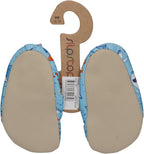 SLIPSTOP Kinder Hausschuhe Badeschuhe FREDDY Hai blau-1