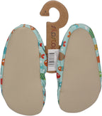 SLIPSTOP Kinder Hausschuhe Badeschuhe AQUARIUM green-1