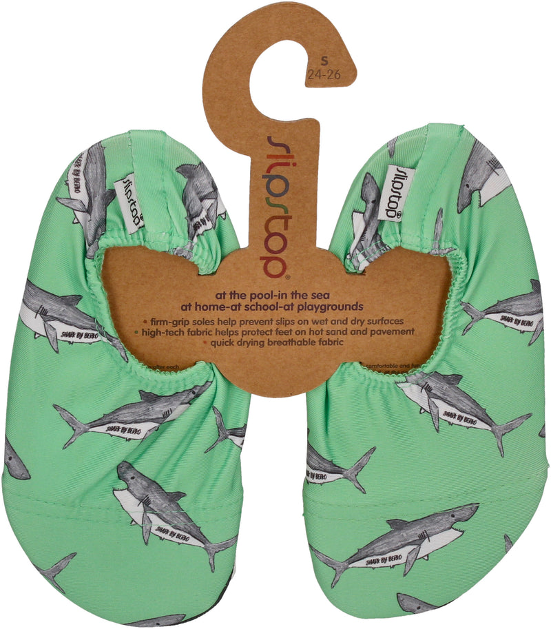 SLIPSTOP Kinder Hausschuhe Badeschuhe BERKO - mint-0