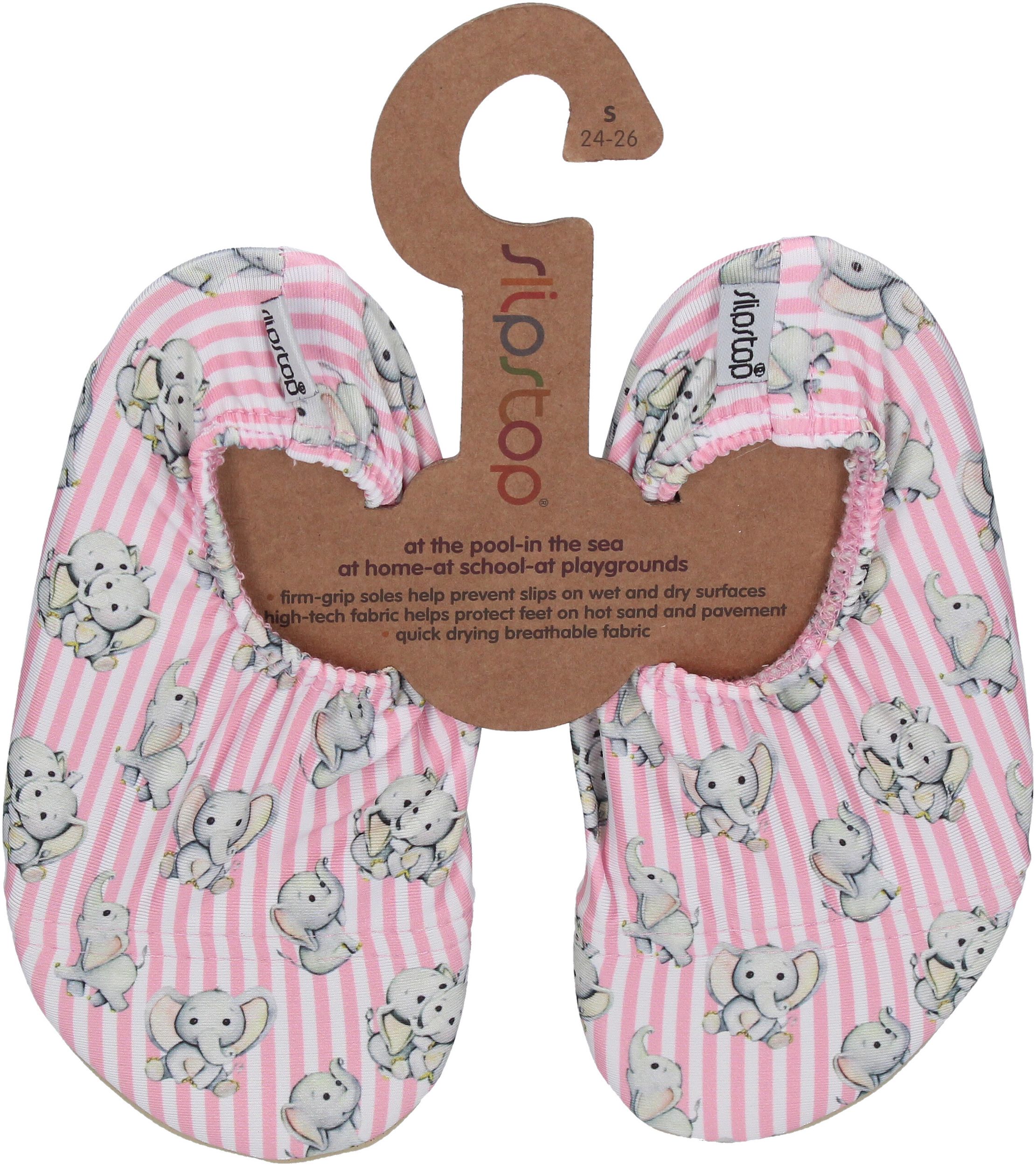 SLIPSTOP Kinder Hausschuhe Badeschuhe CALF - rosa-0