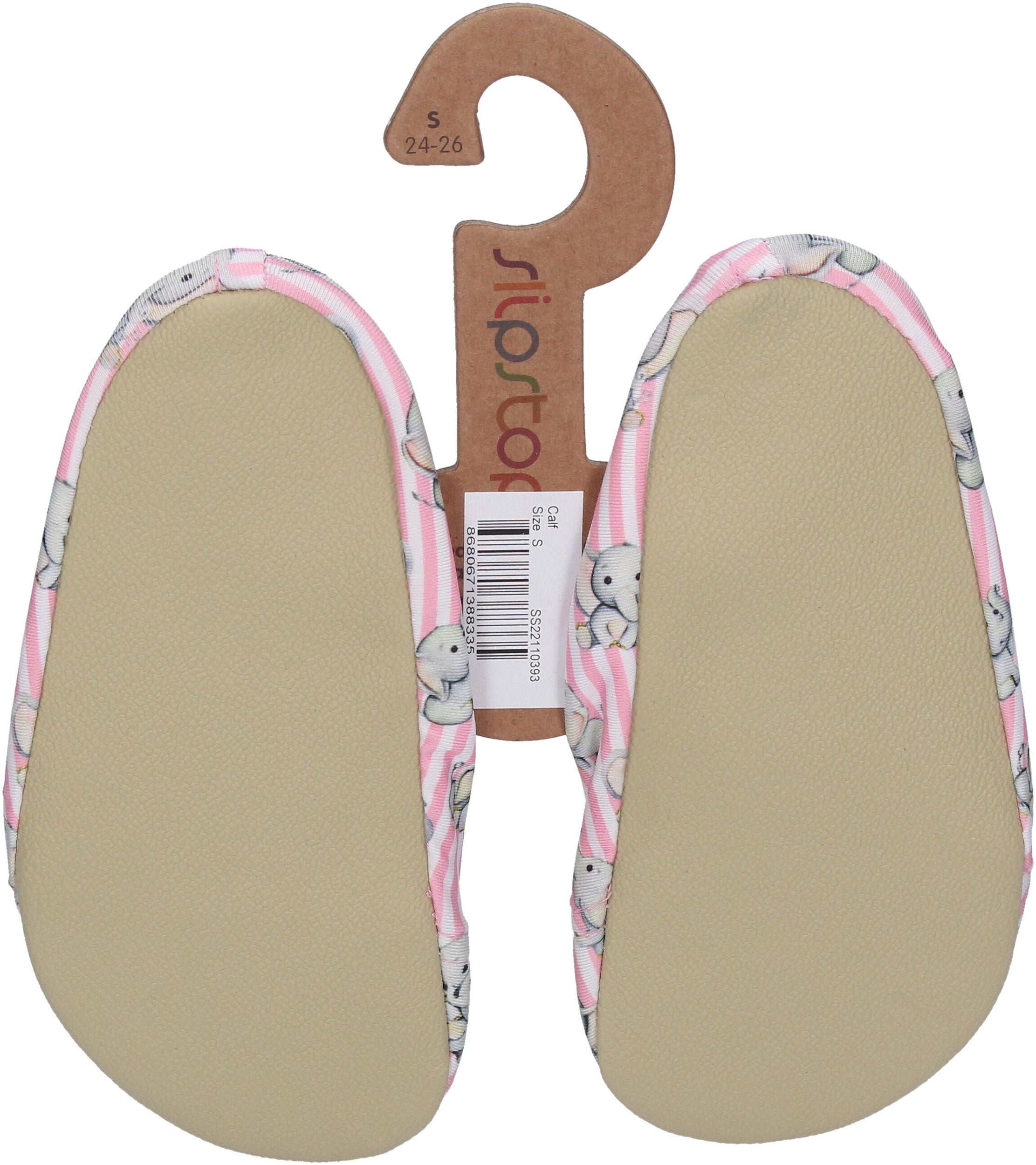 SLIPSTOP Kinder Hausschuhe Badeschuhe CALF - rosa-1