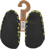 SLIPSTOP Kinder Hausschuhe Badeschuhe FROG - blue green-1