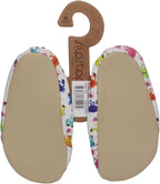 SLIPSTOP Hausschuhe Badeschuhe FUNNY CRABS weiß bunt-1