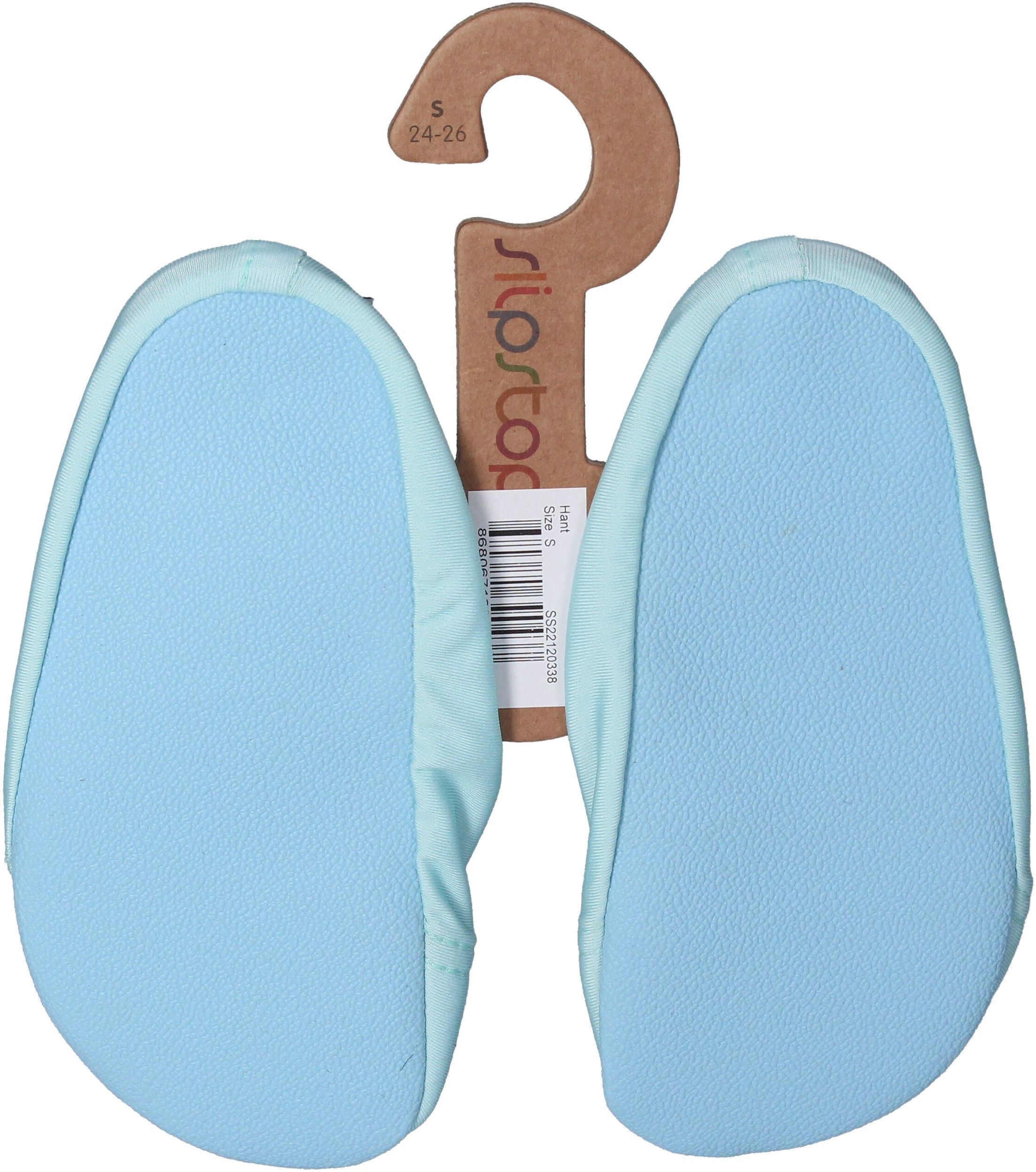 SLIPSTOP Kinder Hausschuhe Badeschuhe HANT Elefant blau-1