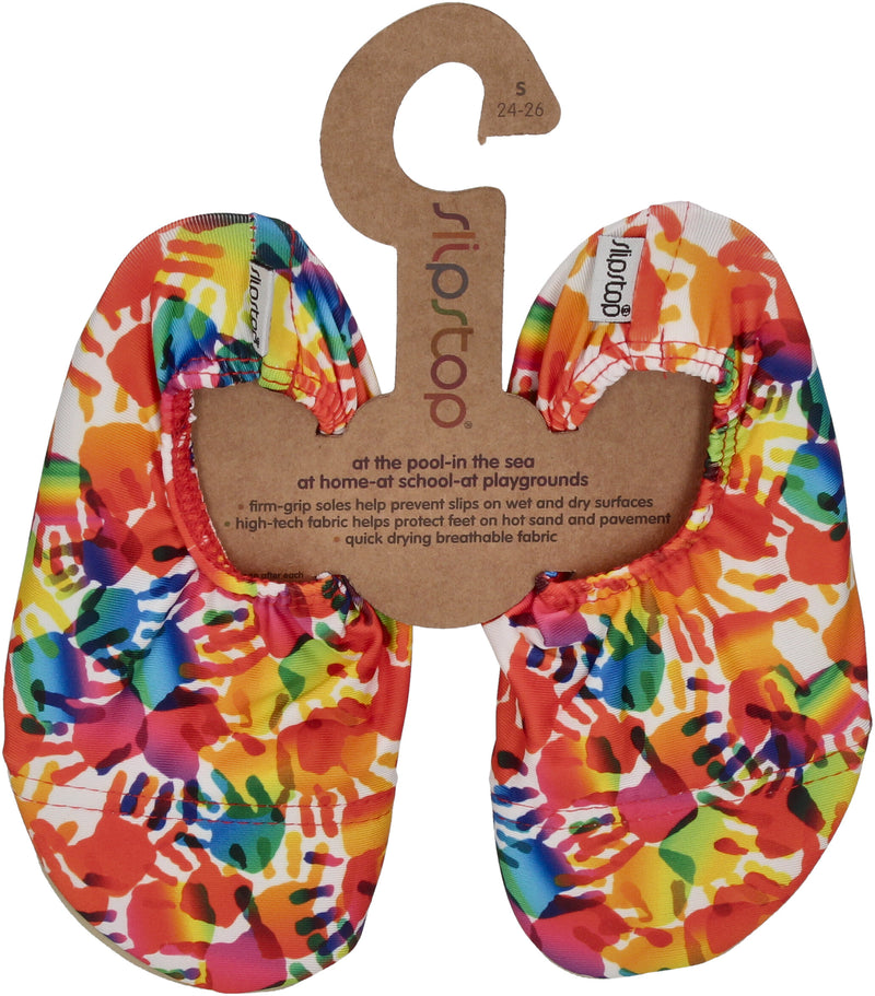 SLIPSTOP Kinder Hausschuhe Badeschuhe HIGH FIVE multi-0