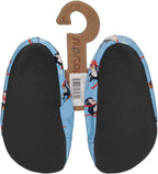 SLIPSTOP Kinder Hausschuhe Badeschuhe HILARIOUS hellblau-1