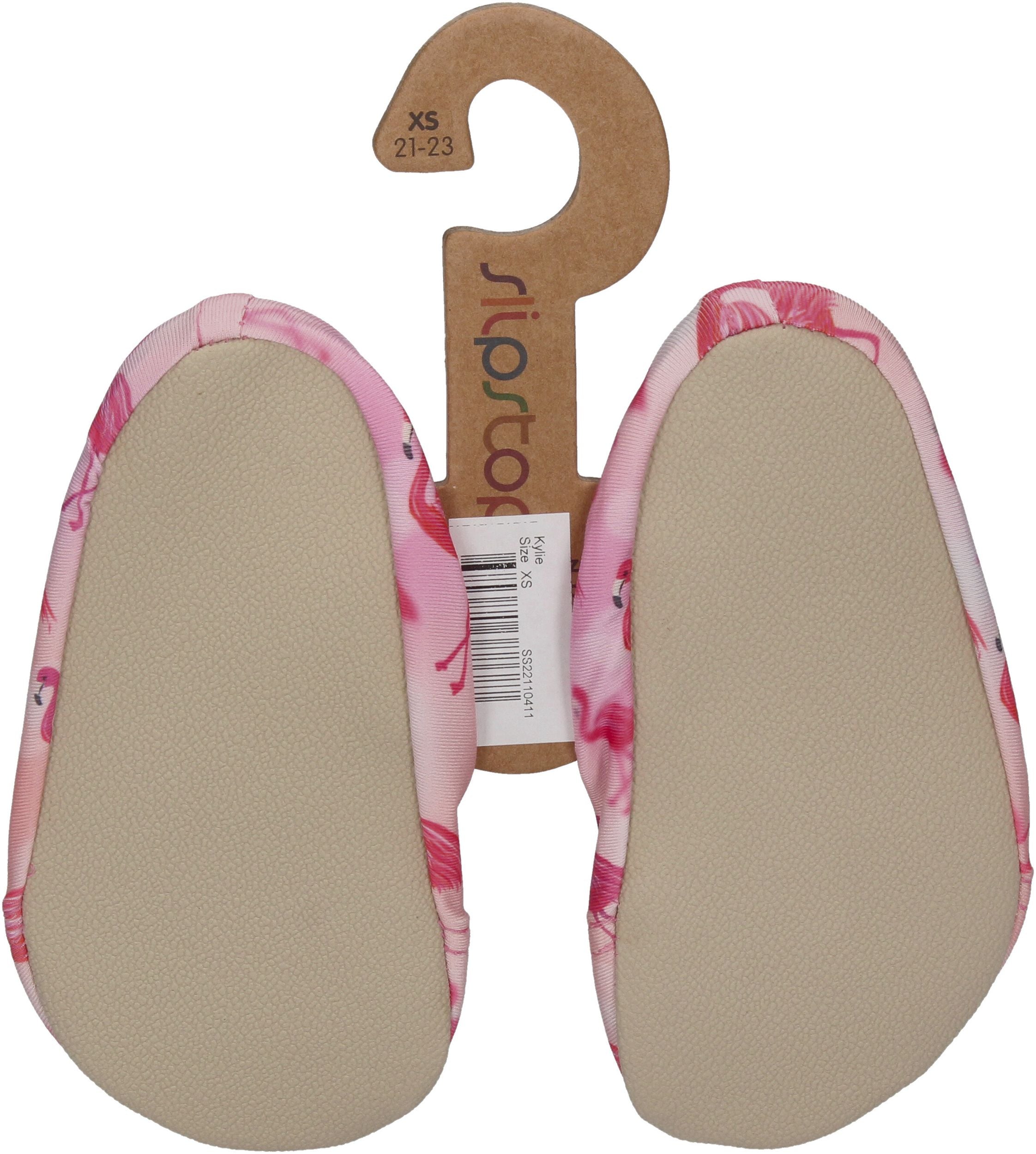 SLIPSTOP - Hausschuhe Badeschuhe KYLIE - Flamingos pink-1
