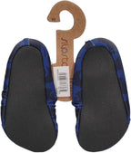 SLIPSTOP Kinder Hausschuhe Badeschuhe MIGHTY Dino Blau-1