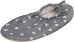 SLIPSTOP Kinder Hausschuhe Badeschuhe NEBULA Punkte grey