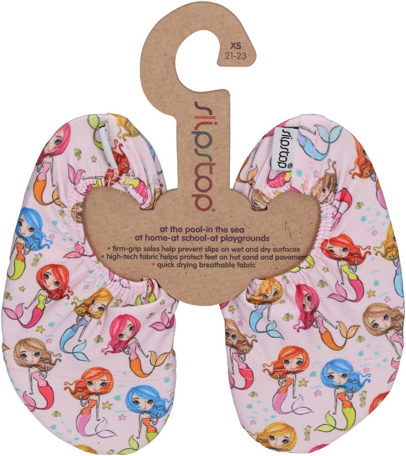 SLIPSTOP Kinder Hausschuhe Badeschuhe NIXE - rosa bunt-0