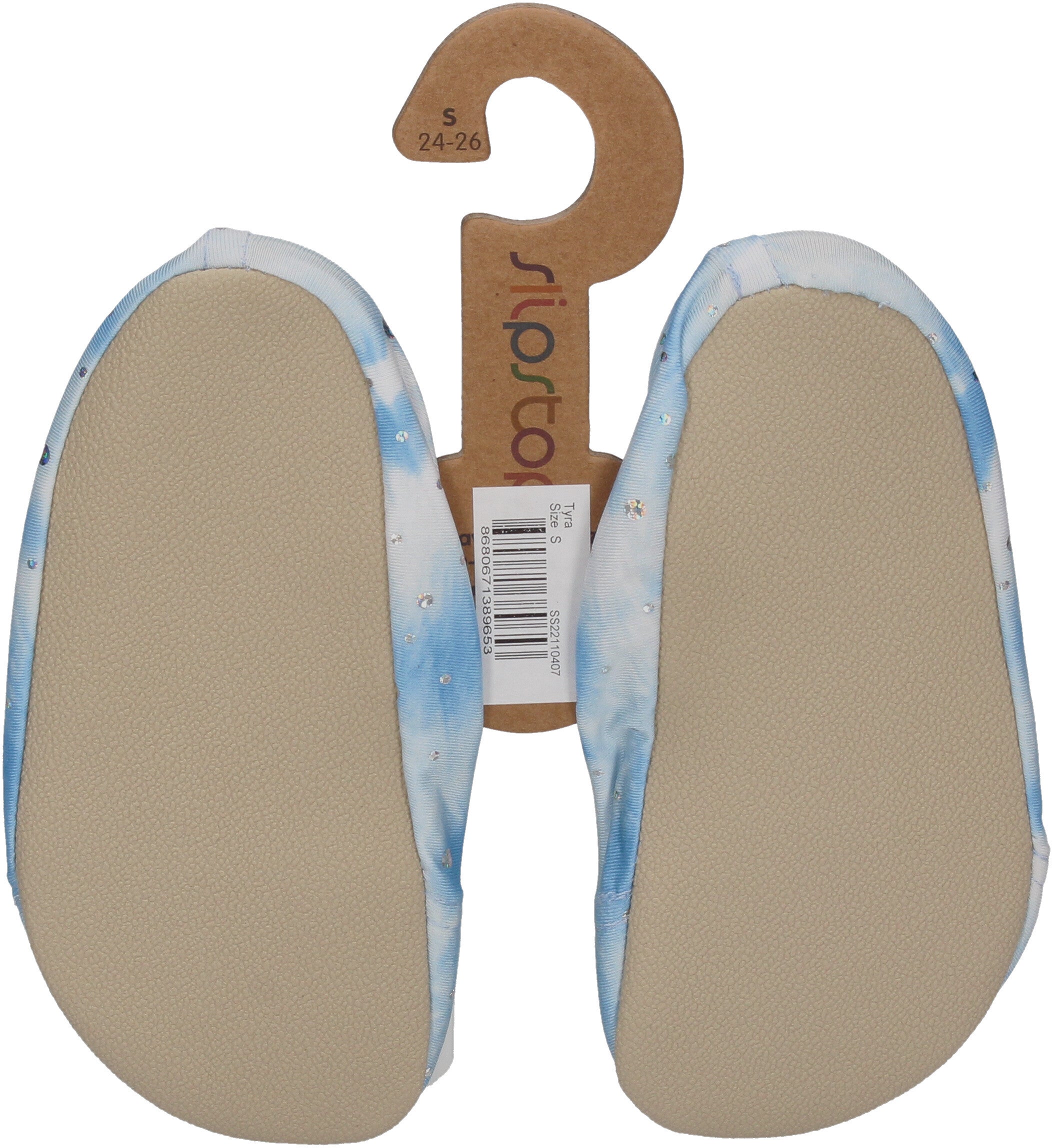 SLIPSTOP Kinder Hausschuhe Badeschuhe TYRA Seestern-1