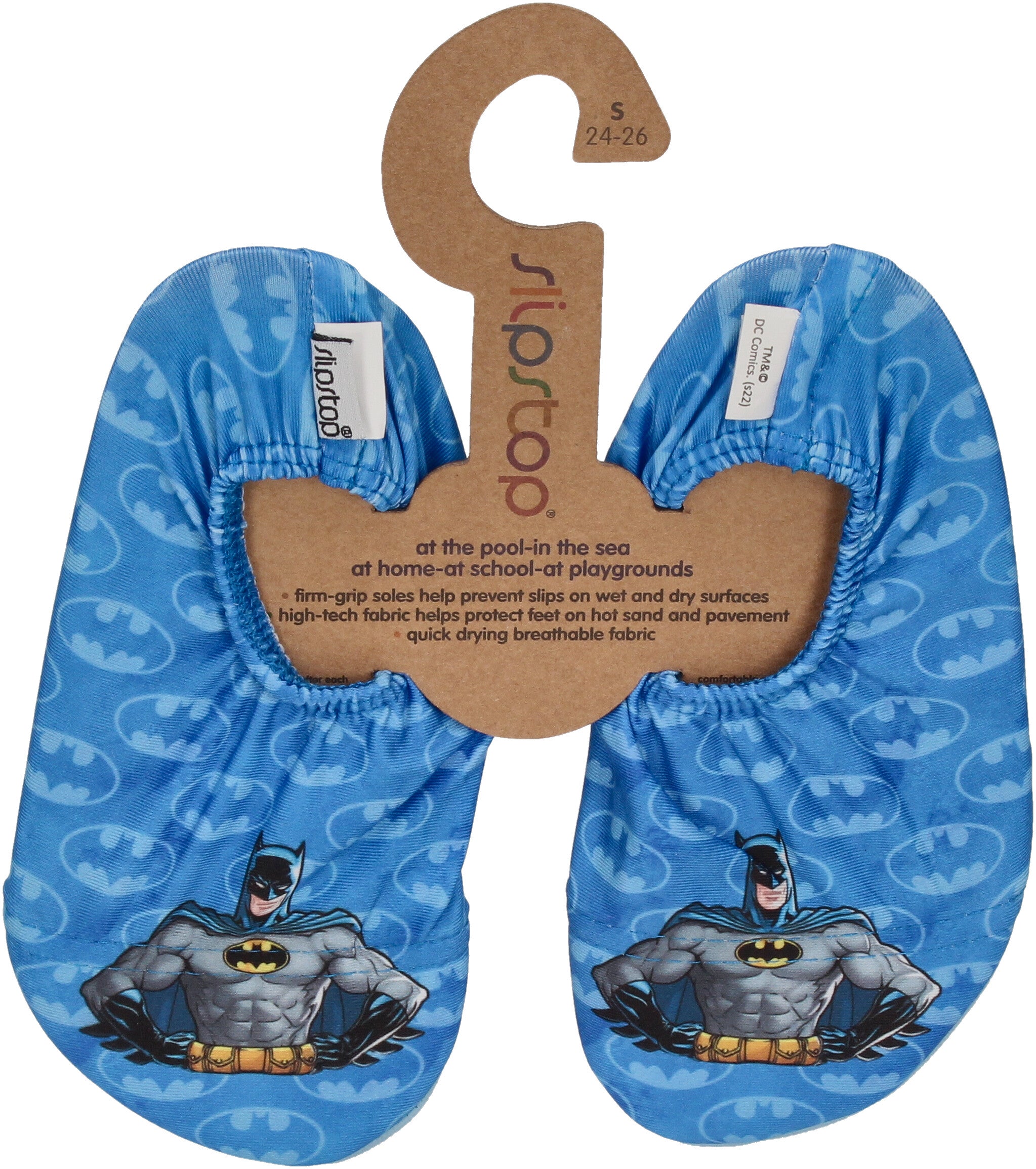 SLIPSTOP Kinder Hausschuhe Badeschuhe WARNER BROS WAYNE -0