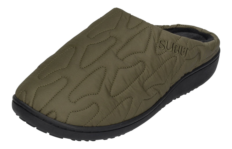 SUBU Pantoletten Hausschuhe PERMANENT OUTLINE khaki