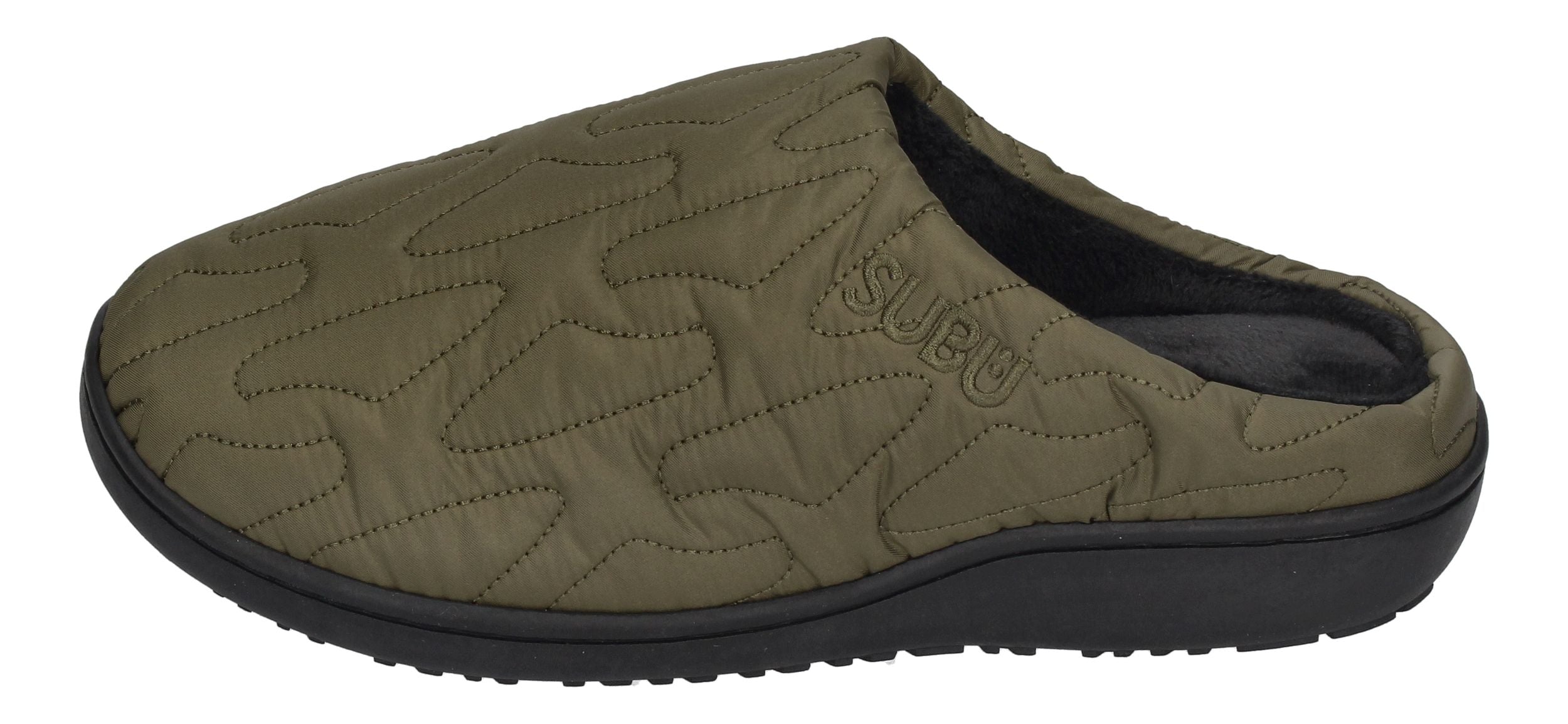 SUBU Pantoletten Hausschuhe PERMANENT OUTLINE khaki