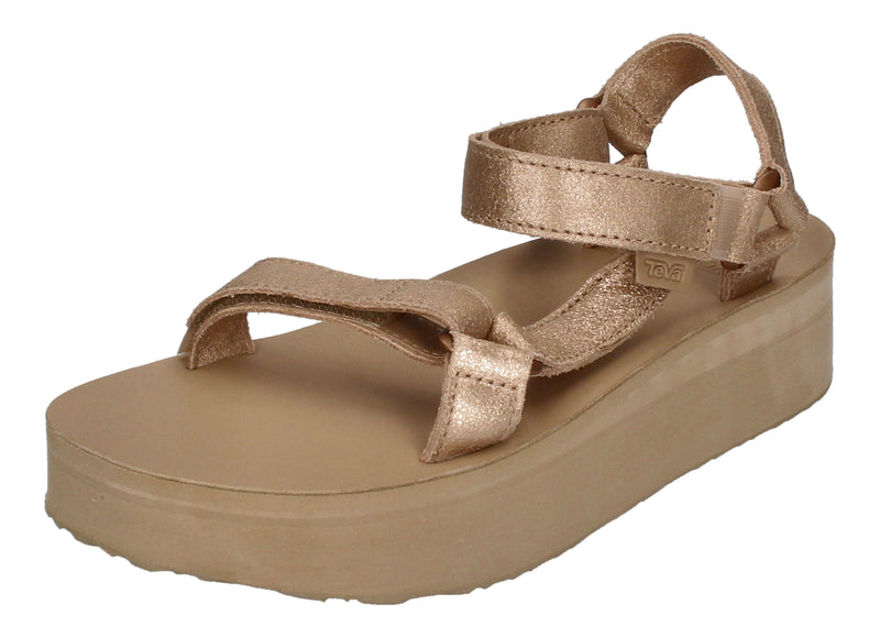 TEVA - FLATFORM UNIVERSAL LEATHER 1118943 - champagne-0