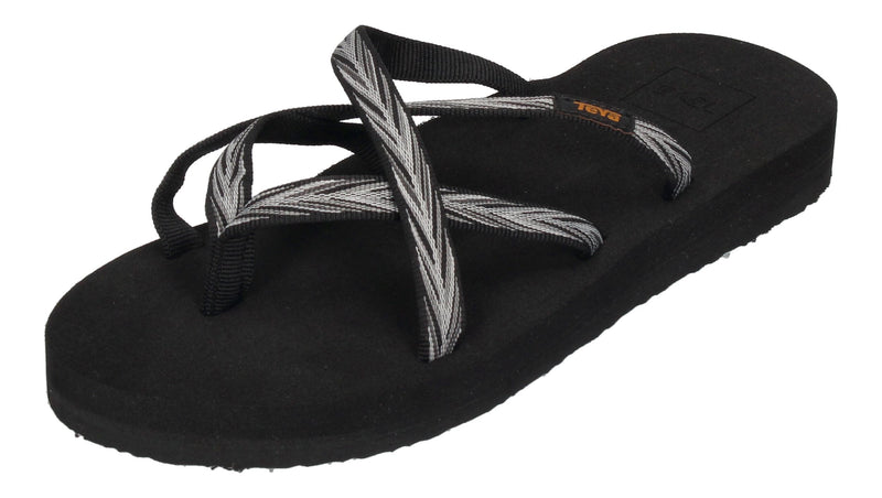 TEVA Damen Sandalen - OLOWAHU 6840 - palms black white-0