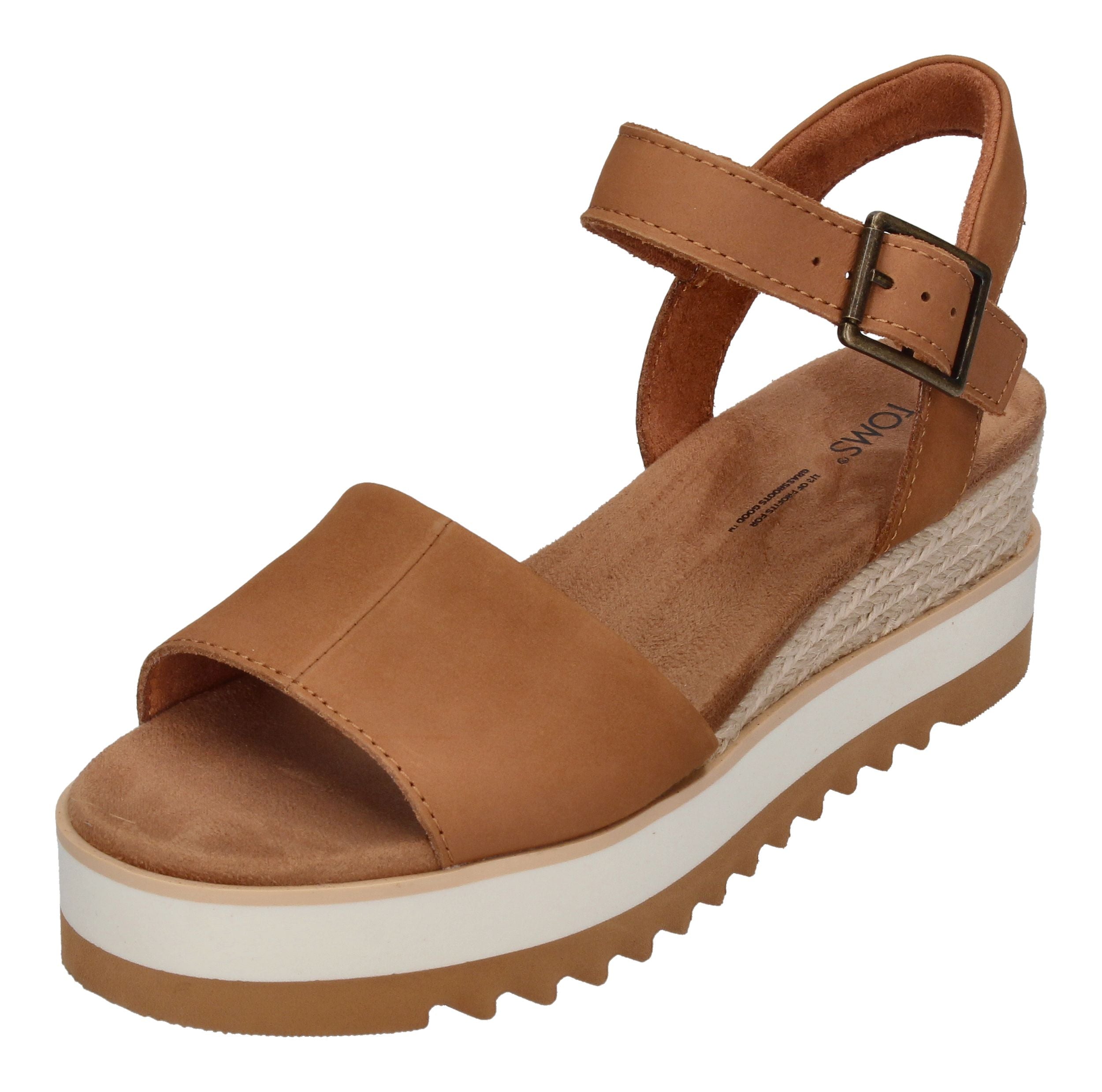 TOMS Damenschuhe Sandalen - DIANA 10019757 - tan-0