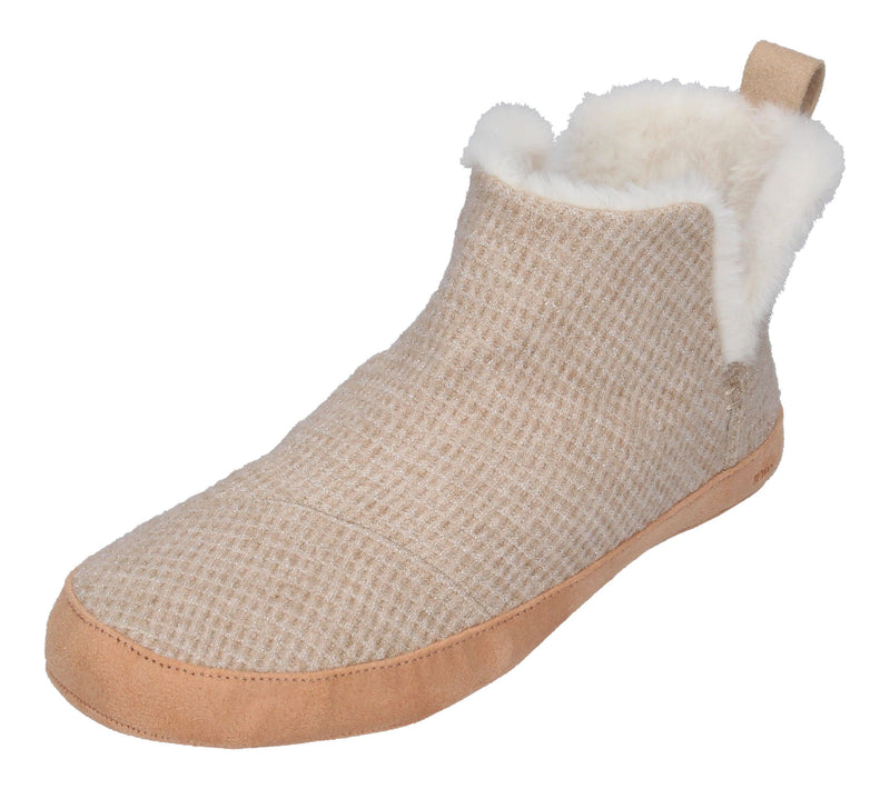 TOMS Damenschuhe - Hausschuhe LOLA 10020152 - oatmeal metallic