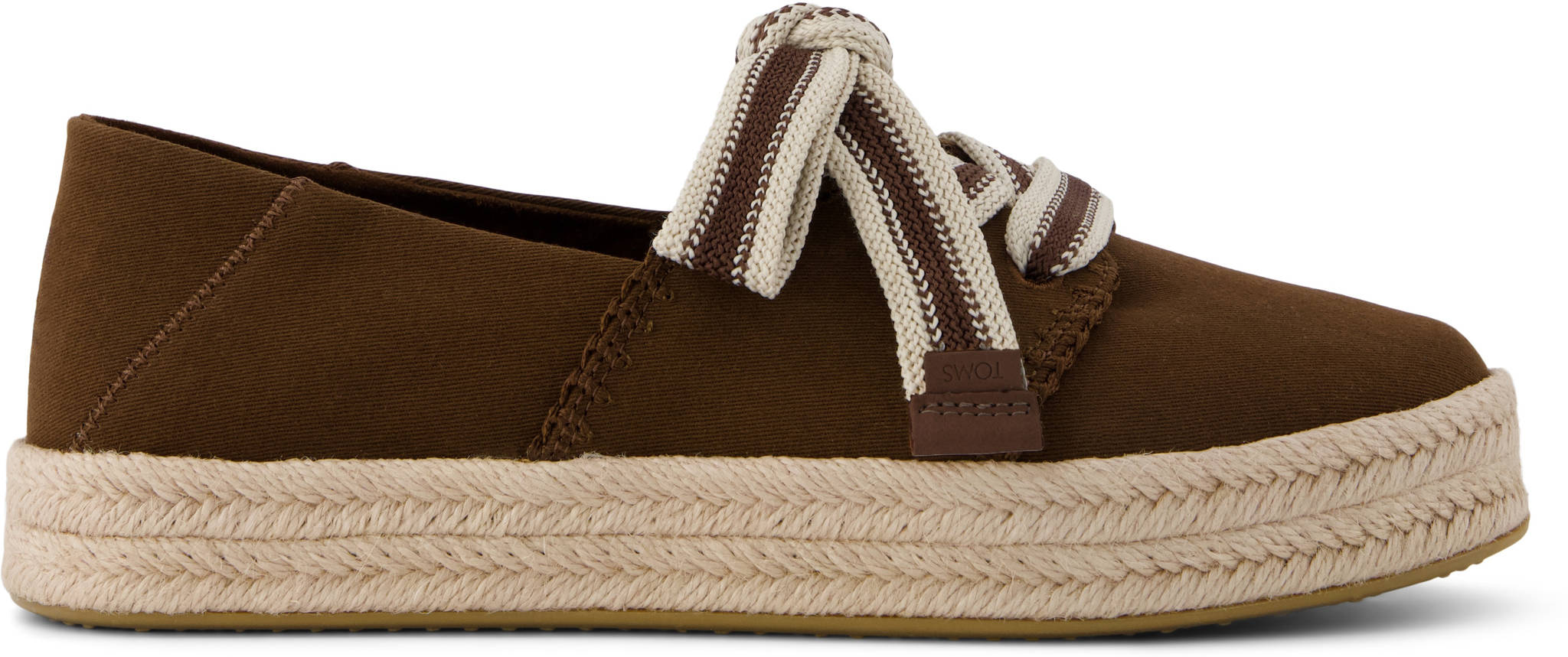TOMS Damen Espadrilles CAROLINA LACE UP 10023590 hot cocoa deco