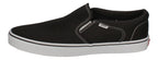 VANS in Übergrößen - SlipOns ASHER - canvas black white-1