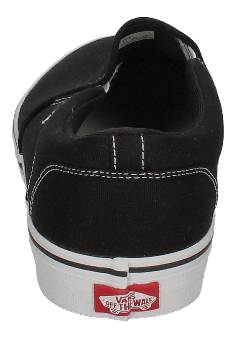 VANS in Übergrößen - SlipOns ASHER - canvas black white-4