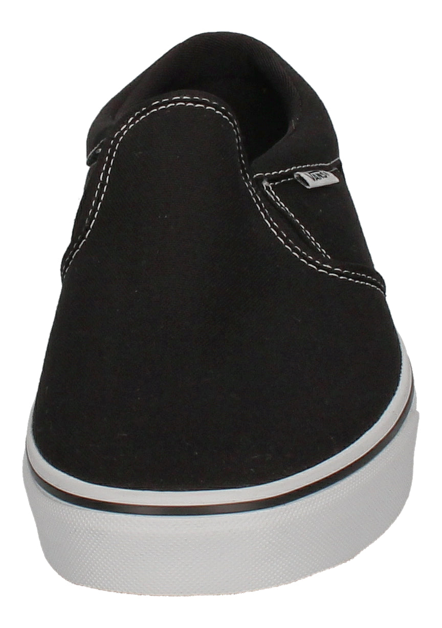 VANS in Übergrößen - SlipOns ASHER - canvas black white-2