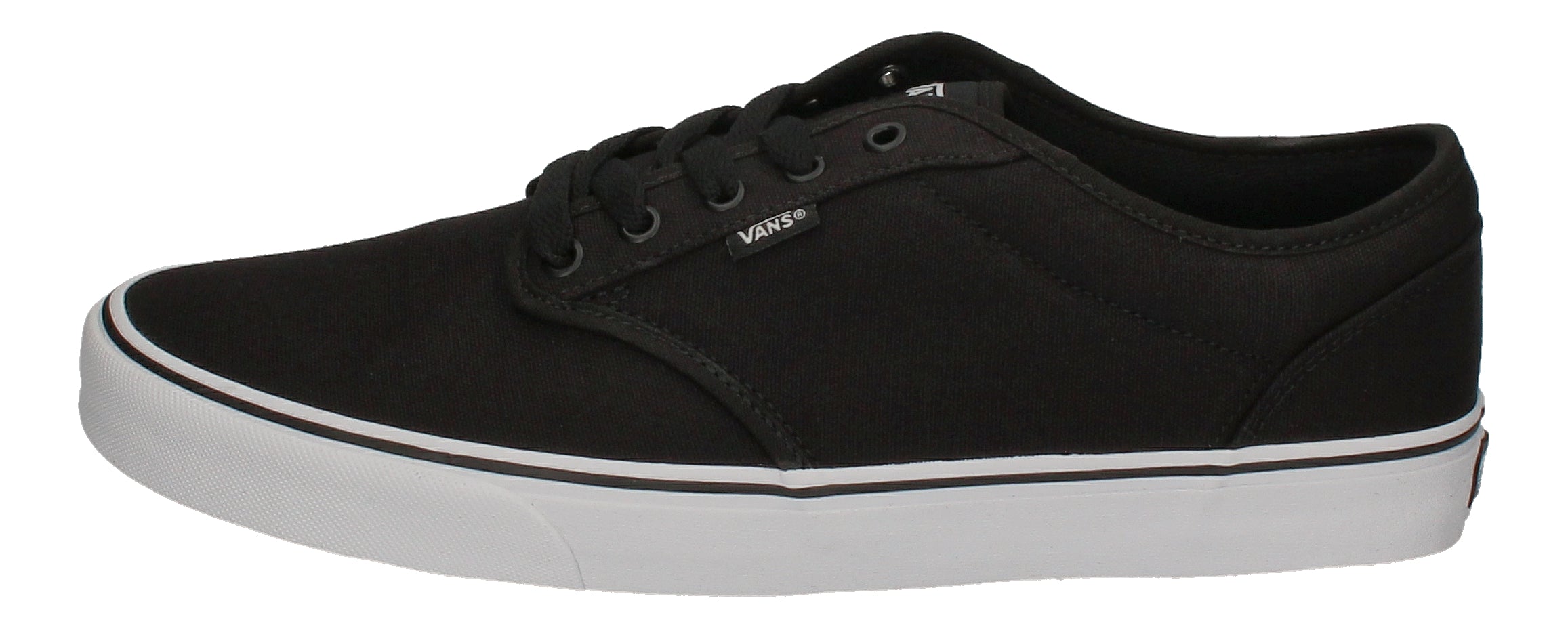 VANS in Übergrößen - ATWOOD - canvas black white-1