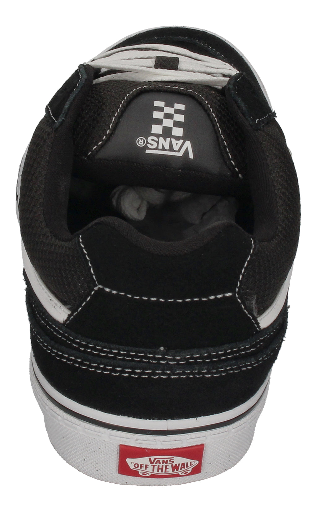 VANS in Übergrößen - CALDRONE Suede Mesh - black white-4