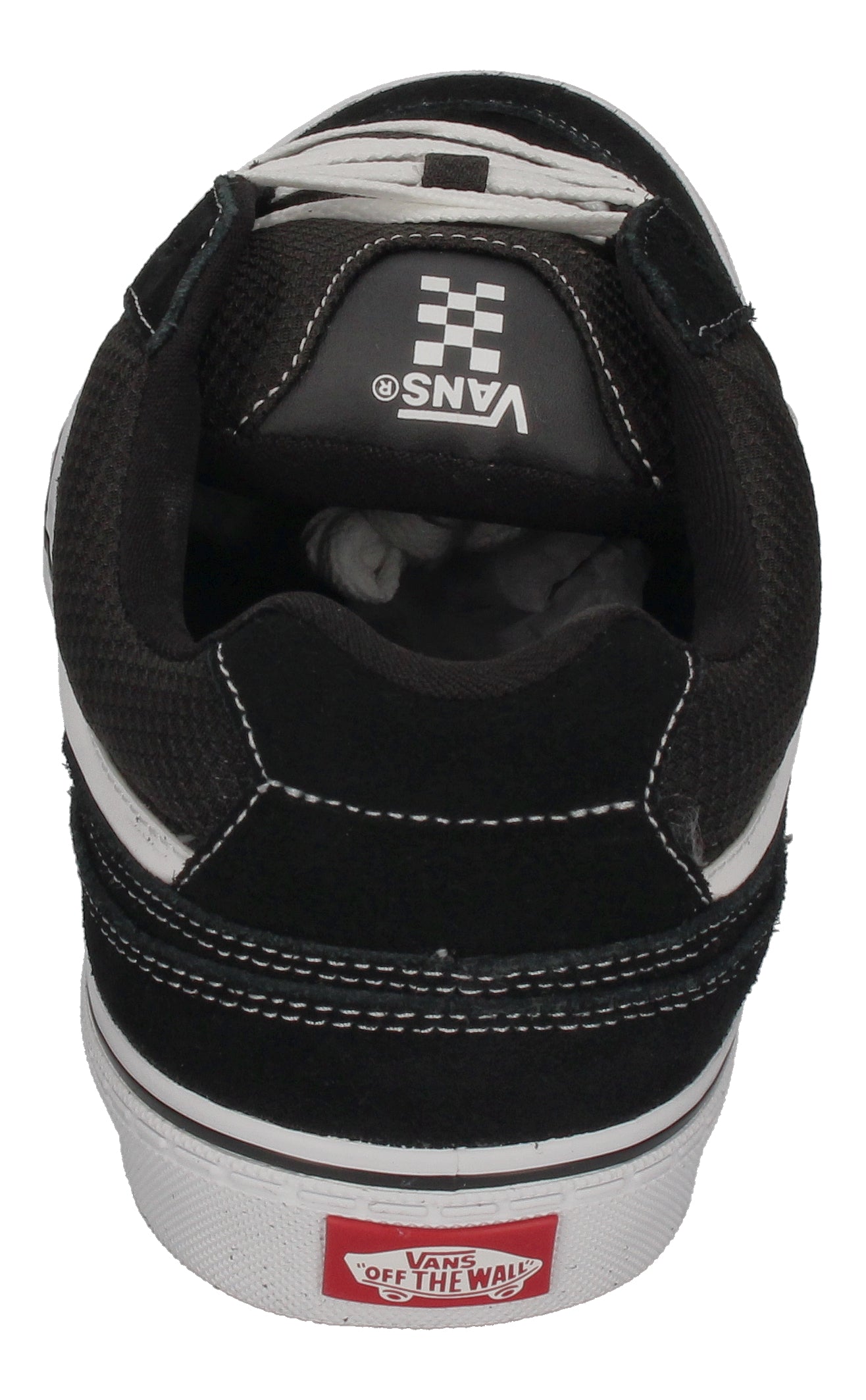 VANS in Übergrößen - CALDRONE Suede Mesh - black white-4