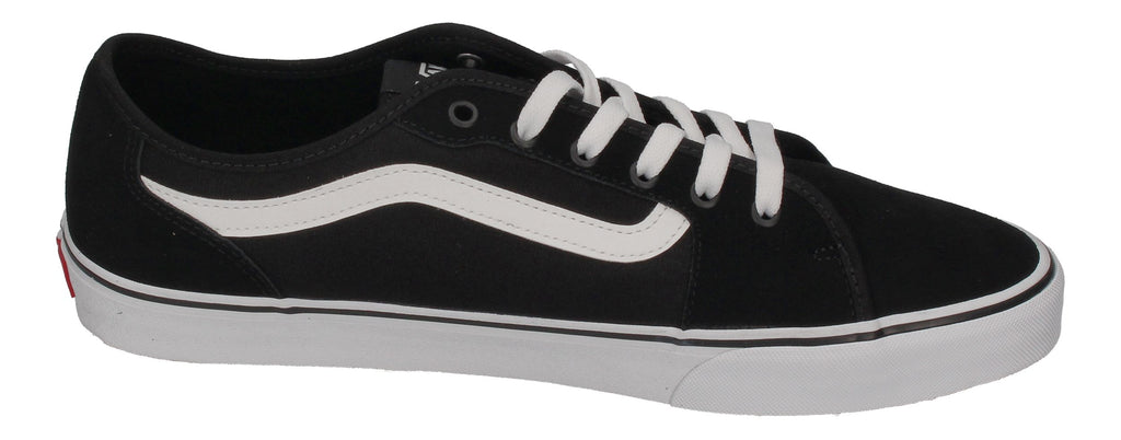 VANS in Übergrößen FILMORE DECON Suede Canvas black white-3