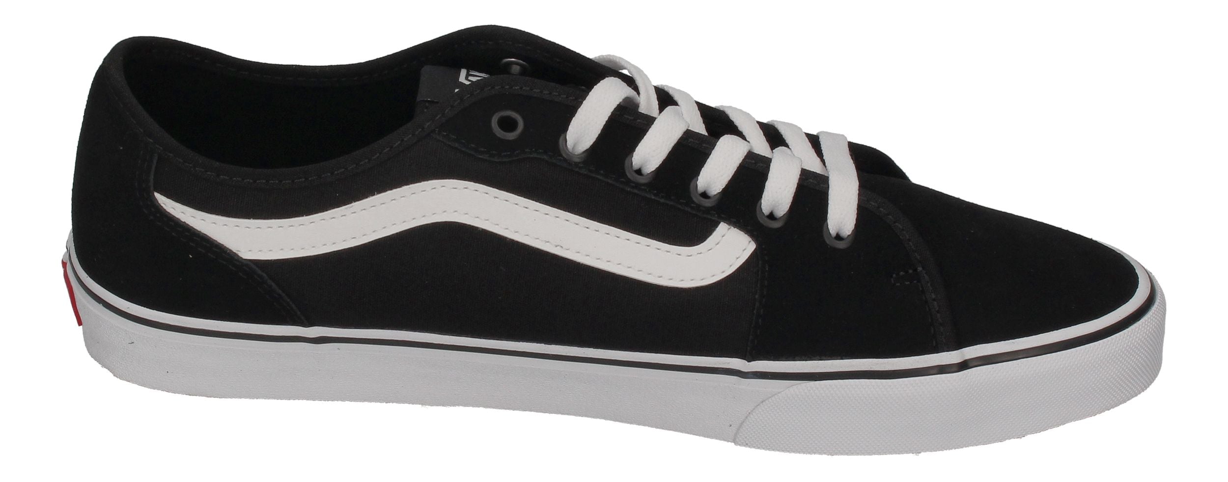 VANS in Übergrößen FILMORE DECON Suede Canvas black white-3
