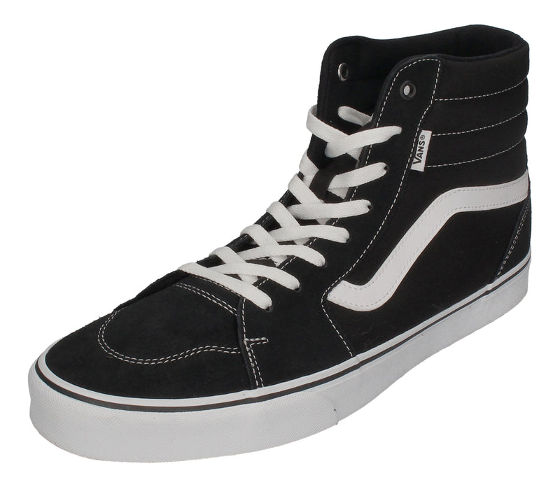 VANS Schuhe in Übergrößen FILMORE HI Suede/Canvas black white-0