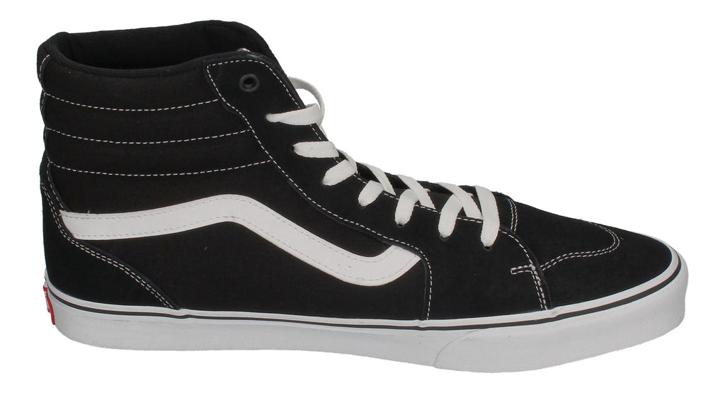 VANS Schuhe in Übergrößen FILMORE HI Suede/Canvas black white-3