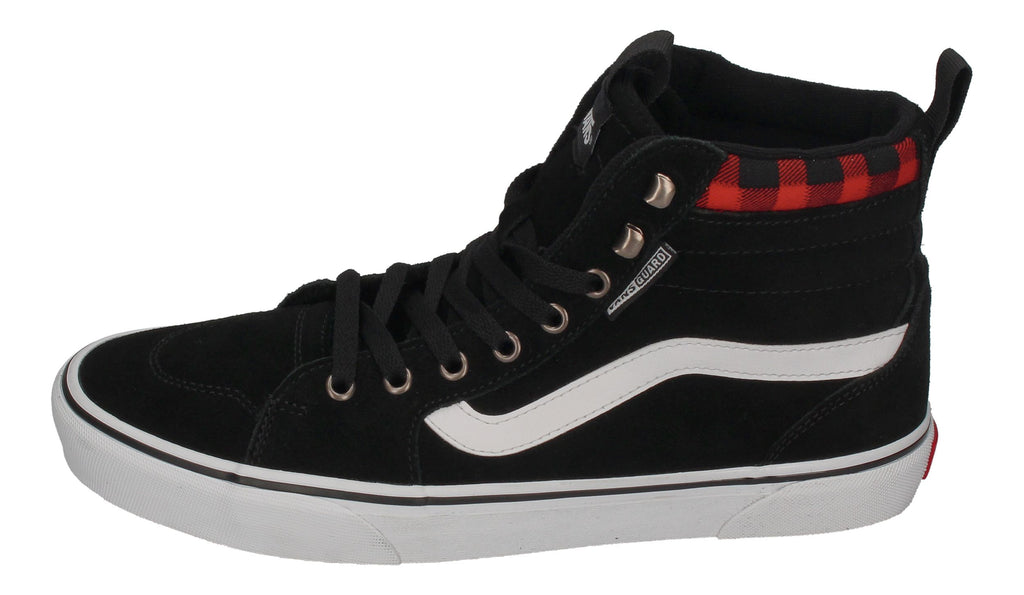 VANS in Übergrößen FILMORE HI VansGuard Suede - Black Red Plaid