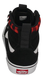 VANS in Übergrößen FILMORE HI VansGuard Suede - Black Red Plaid