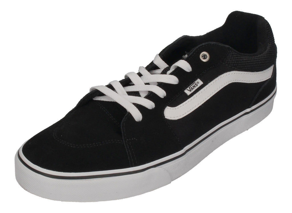 VANS in Übergrößen - FILMORE (Suede Canvas) black white-0