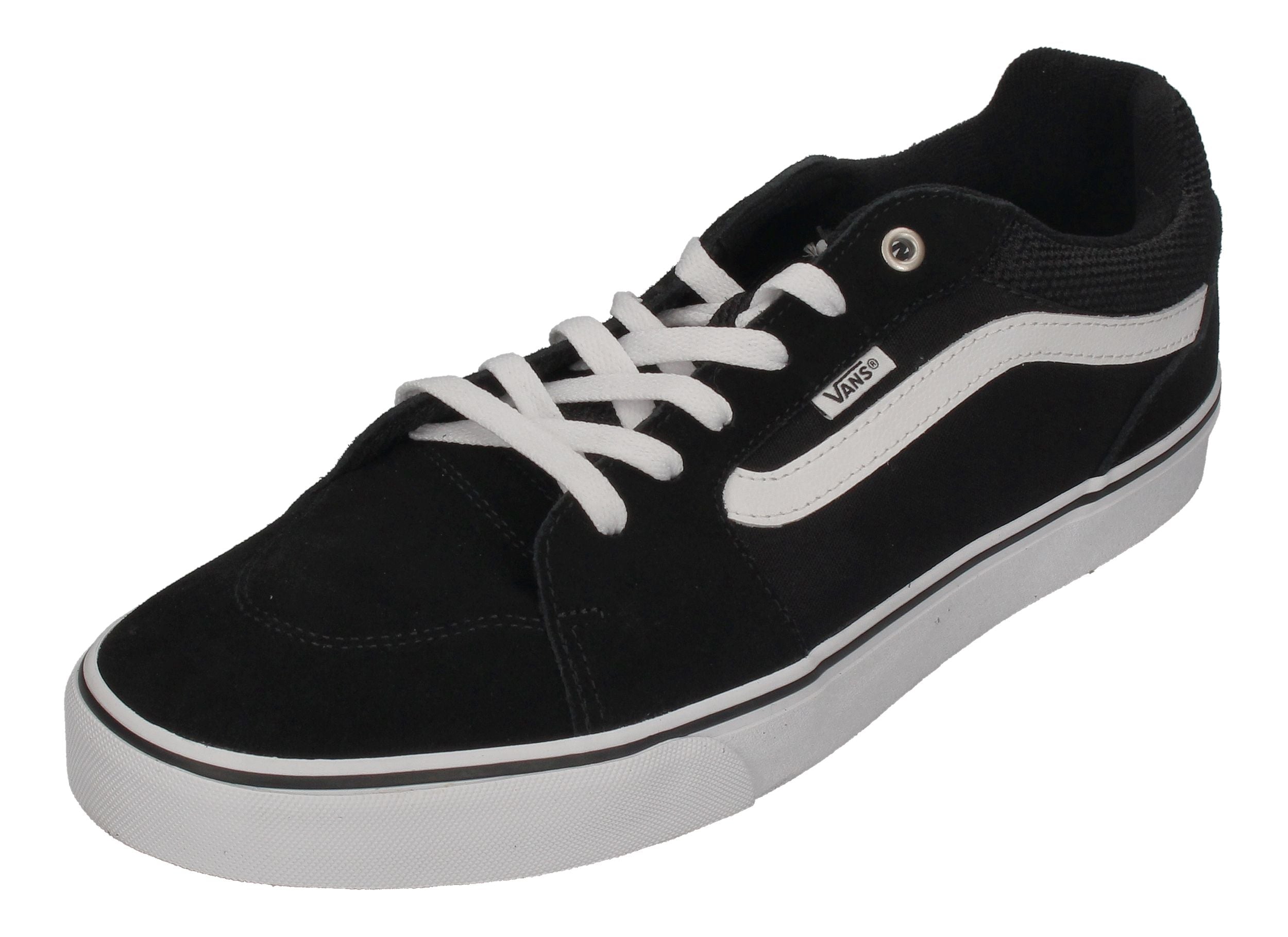 VANS in Übergrößen - FILMORE (Suede Canvas) black white-0
