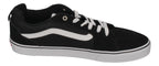 VANS in Übergrößen - FILMORE (Suede Canvas) black white-3