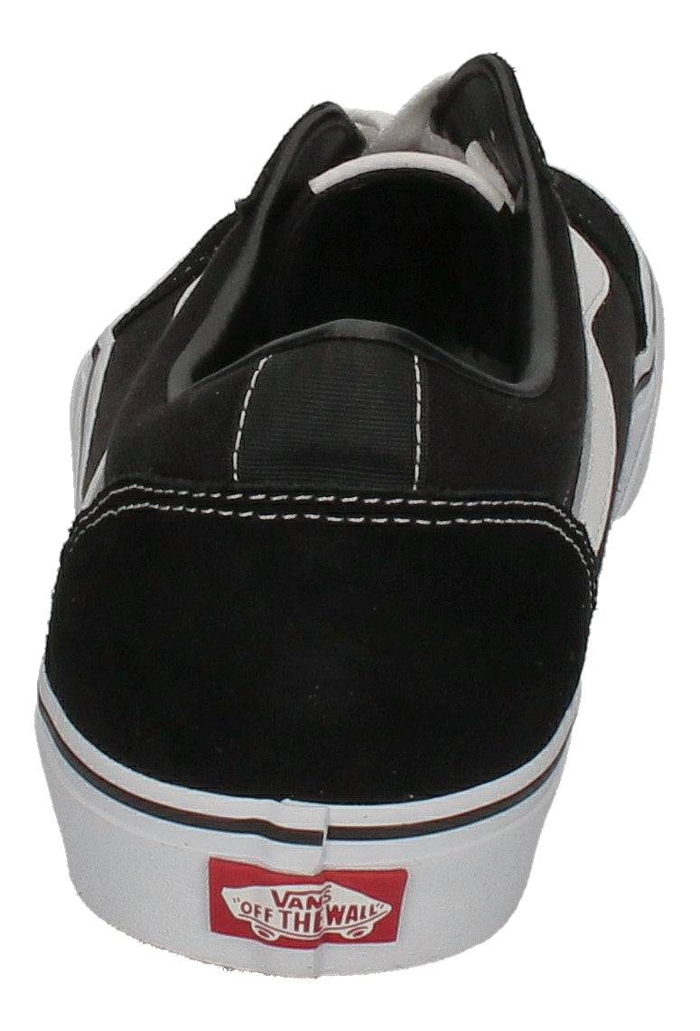 VANS in Übergrößen - WARD (Suede Canvas) black white-4