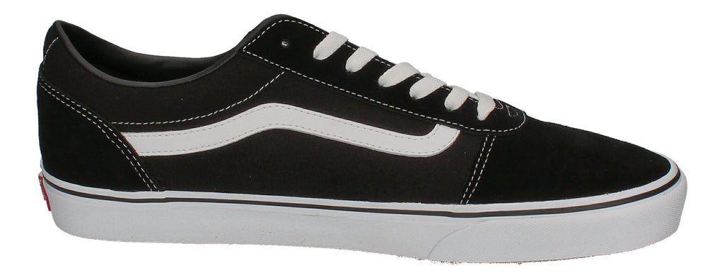 VANS in Übergrößen - WARD (Suede Canvas) black white-3