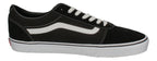 VANS in Übergrößen - WARD (Suede Canvas) black white-3