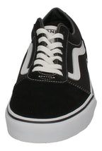 VANS in Übergrößen - WARD (Suede Canvas) black white-2