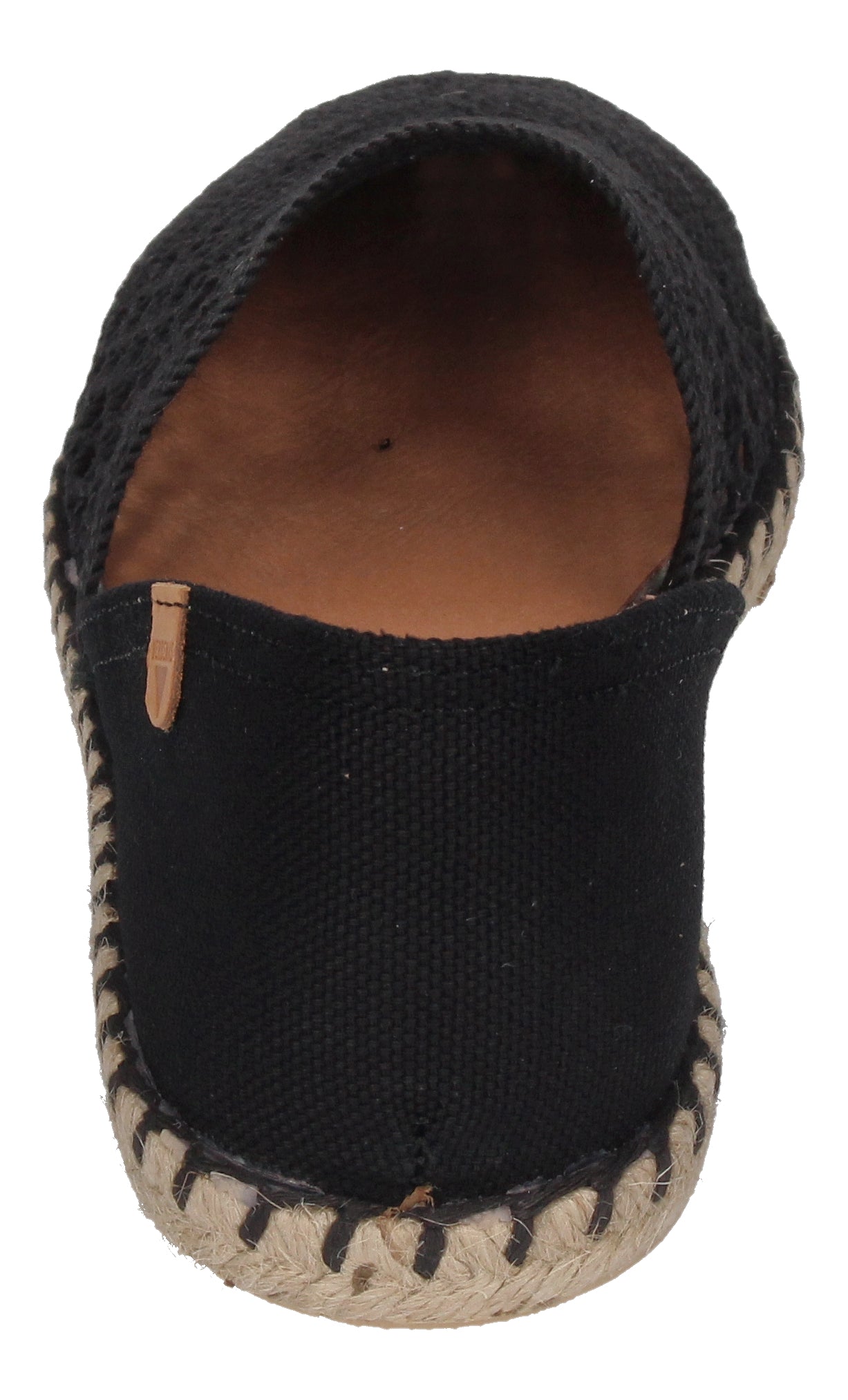VERBENAS Damen Espadrilles CARMEN CROCHET LINO - negro-4