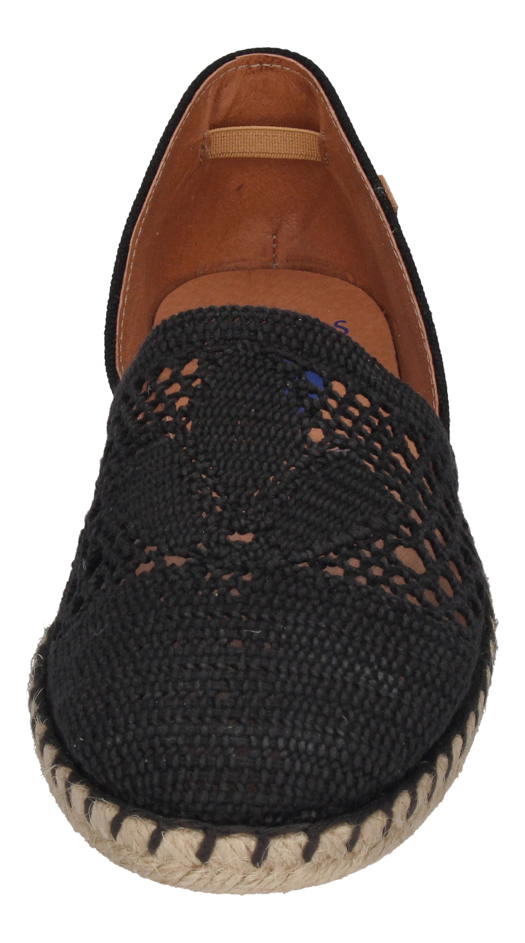 VERBENAS Damen Espadrilles CARMEN CROCHET LINO - negro-2