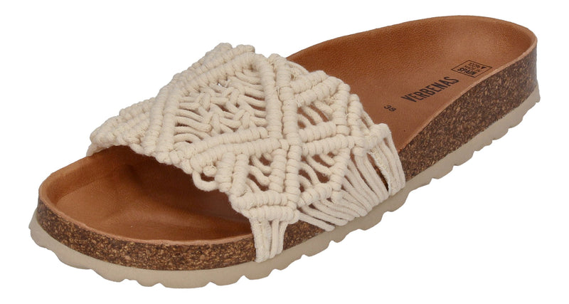 VERBENAS Damen Pantoletten - RAGA 330048V-0563 - crudo-0