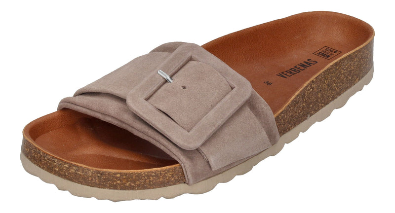 VERBENAS Damen Pantoletten REIKO 330402V-0268 piedra-0