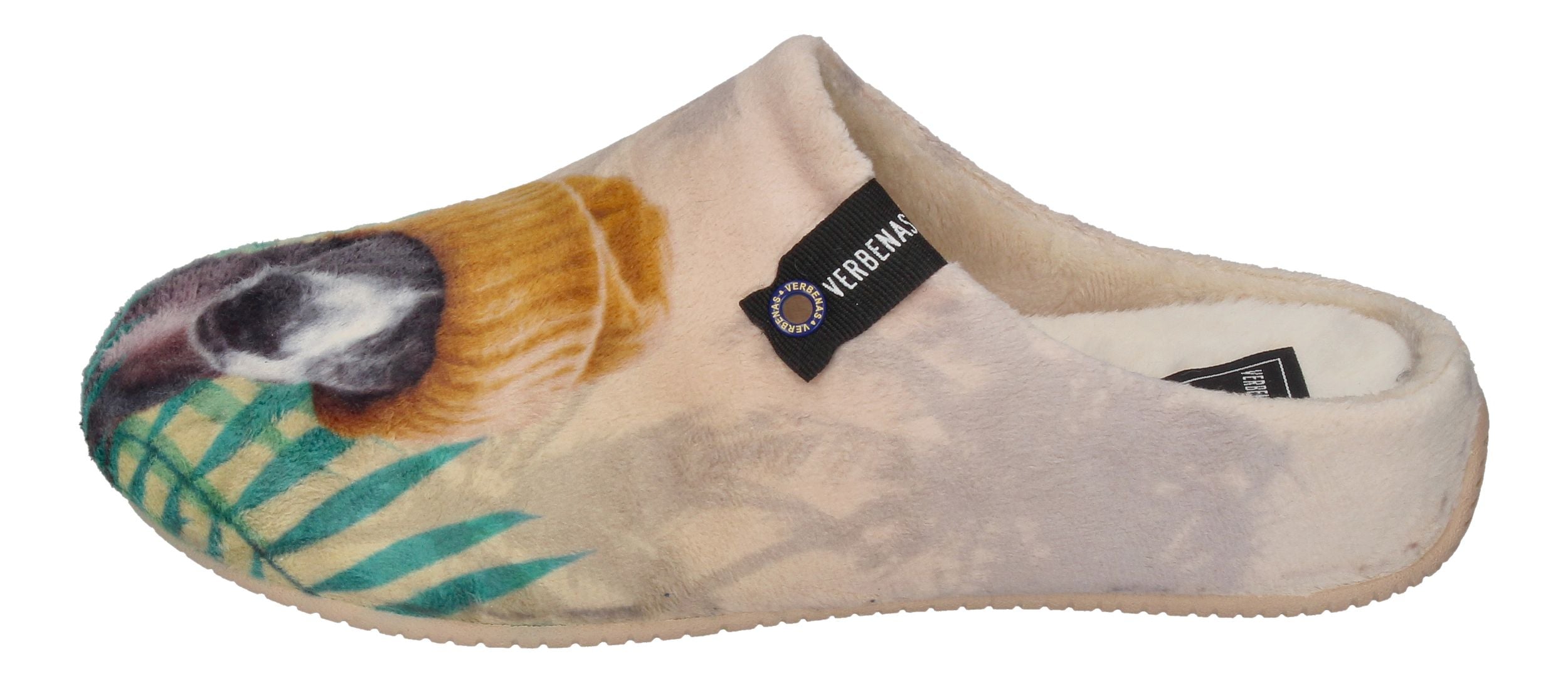 VERBENAS Damen Hausschuhe - YORK ANIMAL PELO - Galgo